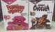Count Chocula and Franken Berry Action Figure Bundle with Cereal Boxes Jada Toys