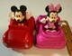 Disney Jr Mickey and Minnie Mouse Daily Driver Toy Cars with Poseable Figures