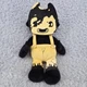 Phatmojo Sammy Lawrence Plush Bendy & Dark Revival Flip-Up Mask Yellow Overalls