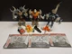 HASBRO Transformers Lot Of 8 Figures - Instructions Booklets- Loose Figures
