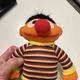 1985 Ernie Sesame Street Plush Doll 72900 Vintage Playskool 11" tall