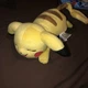 Pokemon Pikachu Sleeping Laying Plush Toy Stuffed Animal 8" Tomy 2016