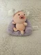 Gigi Miniso Pink Pig Plush 5" On Sofa Chair Purple 6" So Cute Stuffed Animal Toy