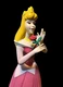 Disney Princess Sleeping Beauty Aurora w/rose Plastic Coin Bank w/Stopper 9"&nbsp;
