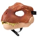 Jurassic World Tyrannosaurus Rex Dino Rivals Brown Mask Moveable Jaw New Mattel