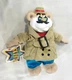 VTG 2000 Mattel Detective Bubba Talking Bear Plush Original Tags TESTED WORKS