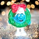 Vintage 51906 Smurf Christmas Wreath Ornament 1981 Peyo Schleich Portugal 