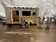Moose Toys Bluey Caravan Adventures transforming playset With 4 Action Figures