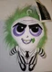 Beetlejuice Stripe Kidrobot&reg; Plush Doll - New, 8" tall