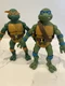 2012 Playmates Classic Collection Teenage Mutant Ninja Turtles Leo & Mikey Loose