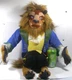 Beauty & The Beast    Beast Large Plush Toy   Disney Korea MFR-103 TUB