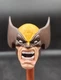 Marvel Legends Custom Wolverine Brown Suit Yelling Head 1/12 Scale Painted
