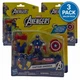 Marvel Avengers Captain America Battle Gear Action Figure Shield Blast 3 Pack
