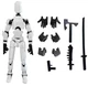 Titan 13 Action Figure | 3D Printed Dummy Robot | Multi‑Jointed Toy w/ Stand J4