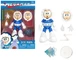 ICE MAN 4" MOVEABLE FIGURE W/ACCESSORIES & ALTERNATES MEGA MAN BY JADA 34223