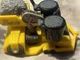 🔥Rare Disney Pixar Cars Bessie Road Paving Machine Paver Yellow Plastic 3.5"🔥