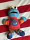 Sesame Street Talking 123 Cookie Monster Figure Stuffed Plush A7285- 2013 Hasbro