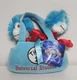 Dr. Seuss Cat In The Hat Plush Dolls Thing 1 And Thing 2 Stuffed  & Bag 6&rdquo; Twins