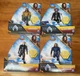 New Set 4Spin Master Aquaman, Stealth Suit, Black Manta, Orm  4"  Figures