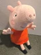 Peppa Pig 2021 Hasbro/Just Play 6" Plush Red Dress Stuffed Toy NEW