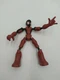 Marvel Spiderman Bend And Flex  Figure Miles Morales Red and Black 6" Poseable