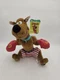 Scooby Doo Wearing Boxing Gloves 13" Plush Toy Red Stripe Shorts Stuffed Animal