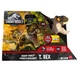Mattel Jurassic World RC Dinosaur Toy, Roarin&rsquo; Frenzy T Rex Dino with Sound