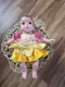 Rare & HTF Disney Deluxe Belle Baby 12&rdquo; Doll 0322WL01 GOOD CONDITION.