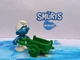 Smurfs Smurf Gardener Green Cart 40206 Pejo&copy; 1978 Schleich Germany CE