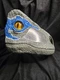 Jurassic World Chomp 'N Roar Mask Velociraptor Blue 2017 Halloween Dinosaur
