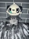 Wicked Cool Toys Pokemon Pancham Plush 8" Gray White Stuffed Animal Toy Figure