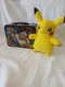 Jazwares Nintendo Pikachu Pokemon Plush 10&rdquo; Figure Corduroy W/Collectible Box