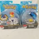 2 Pokemon in PokeBalls  Fennekin &  Pikachu Throw N Pop Great Ball Toy 2016 TOMY
