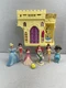 Disney Princess MagiClip Dolls Lot Belle House 6 Figures Mattel Castle