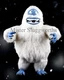 2001 Playing Mantis Christmas Rudolph 17" Abominable Snow Monster Bumble Retired