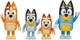 Bluey & Family Action Figure 4-Pack | Bluey | Bingo Chilli | Bandit