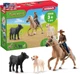 Schleich Farm World - 6PC Rodeo Calf Adventure Playset - Cowboy Rider Figurine w