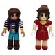 Roblox Jazwares Celebrity Collection RoBeats Figures &ndash; Lisa & DJ &ndash; Loose
