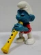 PEYO SCHLEICH VTG SMURFS # 20048 FLUTE SMURF PVC FIGURE FIGURINE