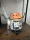 Star Wars Hasbro Chatter Box Chopper Sixth Scale Animatronic weathered painted