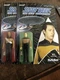 Star Trek The Next Generation Worf/Data Lot 3.75" ReAction Action Figure Super 7