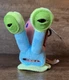Fuggler SpongeBob Keychain 5&rdquo; Gary The Snail Plush Backpack Clip ZURU NEW Rare