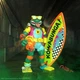 TMNT Ultimates Wave 6 Sewer Surfer Mike Figure Super 7