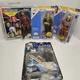 Star Trek Action Figures Mego Playmates Klingon Romulan Kirk Geordi NIP Lot Of 4