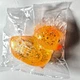 Sparkly Orange Duck with a Mohawk - Squishy Senory Toy NWT