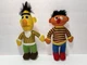 Vintage 1984 CTW Sesame Street Soft Plush Doll ERNIE 72900 Playskool 72901 BERT
