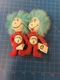 Dr Seuss Thing 1 Thing 2 Plush Clip Ons Kellogg's Official Merchandise Set Lot