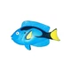 Blue Tang Miniature Figurine Sea Creature Figure Toy Collectible Adventure Force