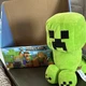 Mattel Minecraft Creeper Green Small Plush Toy 2023 Hand Washable