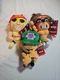 WWE Wrestling Hulk Hogan Ultimate Warrior John Cena Plush Doll Toy. Lot Of 3.